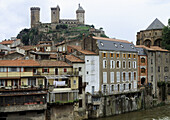 Chateau de Foix. Ariège. Midi Pyrénées. France