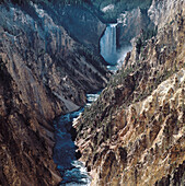 Lower Falls. Grand Canyon. Yellowstone National Park. Wyoming. USA