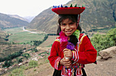 Little girl. Sacred valley. Cuzco area. Peru.