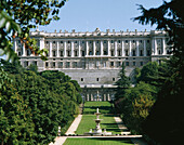 Gardens of the Palacio Real (Royal Palace). Madrid. Spain