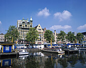 View of the Damrak. Amsterdam. Holland