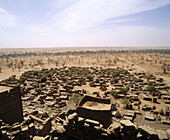 Dogon village. Sahel. Dogon land. Mali.