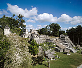 North Acrropolis. Mayan ruins of Tikal. Guatemala