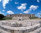 Mayan architecture: Palace of Governor , Uxmal, Yucatan, Mexico