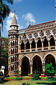 Library building in Venetian Gothic style of University. Mumbai. India