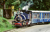 World Heritage toy train (b1889). Darjeeling. West Bengal. India