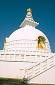 Vishwa Shanti Stupa. Rajgir. Bihar. India