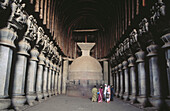 Karla Chaitya, one of the oldest funeral memorial caves in India. Near Lonavala. Maharashtra