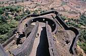 Lohgad fort in Lonavala region. Maharastra, India