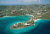 Coral world and Coki Bay, St. Thomas, US Virgin Islands. West Indies, Caribbean
