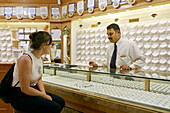 Gold and diamond shopping in Dubai City. Dubai, UAE