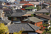 Houses in a Tokyo suburb. Japan