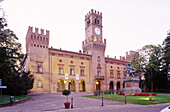 Rocca Pallavicino. Piazza Giuseppe Verdi. Busseto. Italy