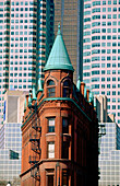 Downtown Toronto. Flatiron Building (between Front Street and Wellington Street). Ontario. Canada