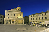 Piazza del Comune. Montefalco. Umbria. Italy.