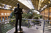 Atocha station, the Winter Garden. Madrid. Comunidad de Madrid. Spain.