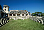 The court of the Palace (UNESCO World Heritage). Palenque. Chiapas. Mexico.