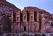 View of the Ad-Dayr (Monastery) (UNESCO World Heritage). Petra. Jordan.