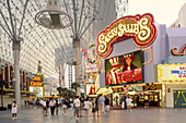 Fremont Street. The Sassy Sally s Casino. Las Vegas. USA