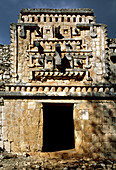 Puuc Road. The entrance of the Palace. Xlapak. Yucatan. Mexico.
