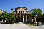 Laguna (lagoon) di Venezia. Torcello. The Chiesa (church) di Santa Fosca. Venice. Italy