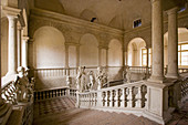 Palazzo Canossa, the monumental staircase. Mantova. Lombardy, Italy