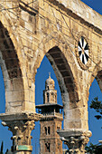 Minaret and arches. Jerusalem. Israel