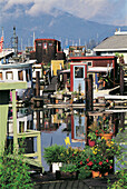 Floating homes. Sausalito. San Francisco. California. USA