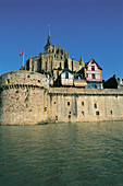 Mont St. Michel, high tide. Normandy. France