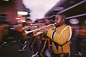 Jazz parade. New Orleans. Louisiana. USA