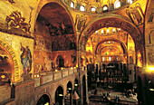 Interior of St. Mark s basilica. Venice. Italy