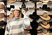 Hat shop. Macos. Colorado. USA