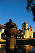 Spanish mission. Santa Bárbara. California. USA