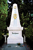 Grave of Beethoven. Zentralfriedhof cemetery. Vienna. Austria