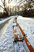 Stadtpark in winter. Vienna. Austria