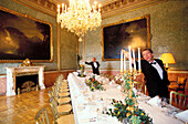 Preparing a party at the Schwarzenberg Palace. Vienna. Austria