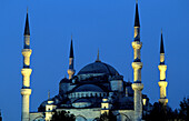 Blue Mosque at dusk. Istanbul. Turkey