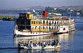 Steamboat built in 1890 at Nile River. Aswan. Egypt