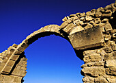 Arch, ruins near the harbour. Paphos. Cyprus