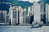 Wanchai district skyline. Hong Kong. China