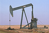 Oil dwell near the Iraqi border. West desert, Syria