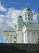 Lutherian Cathedral built in 1852 on the Senate square. Helsinki. Finland