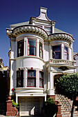 Victorian houses nicknamed painted lady . San Francisco. California. USA.