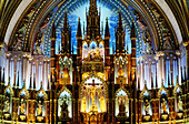 The catholic cathedral. City of Montreal. Quebec. Canada