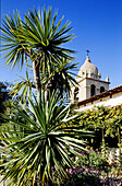 City of Carmel on the US1 Pacific Highway famous for its spanish Mission. California. USA.