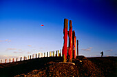 Totems, Halde Haniel, Bottrop, Nordrhein-Westfalen, Deutschland