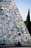 Pyramid of Caius Cestius. Rome. Italy