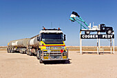 Road Train. Coober Peby. South Australia. Australia