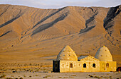 On the road from Damascus to Palmyra through the desert. Syria