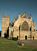 Gothic cathedral (c. 1280). Exeter. Devonshire. England